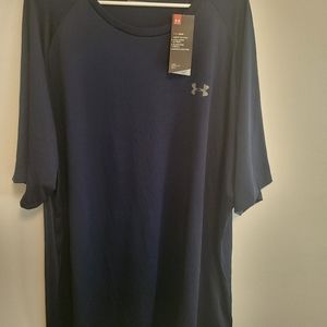 Under Armor Heat Gear Shirt Size: 4XL Color: Blue NWT